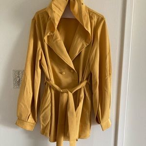 3 for 20 Yellow lightweight trench style coat.